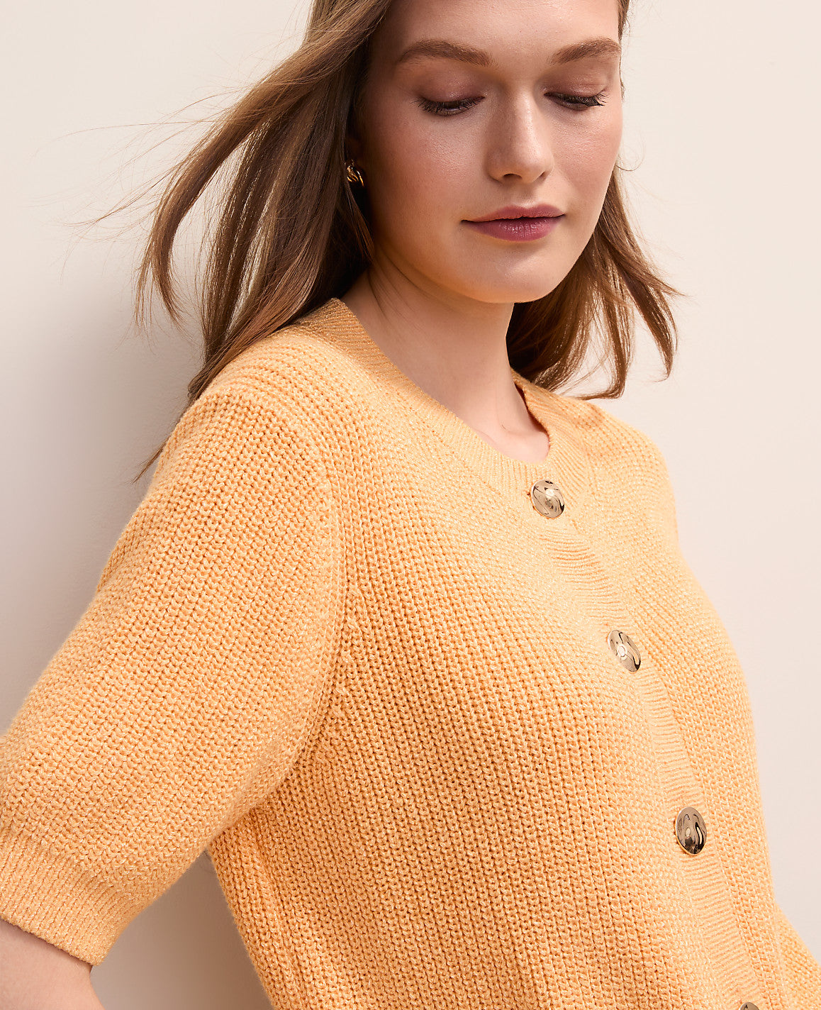 Elbow Sleeve Cardigan | Ann Taylor