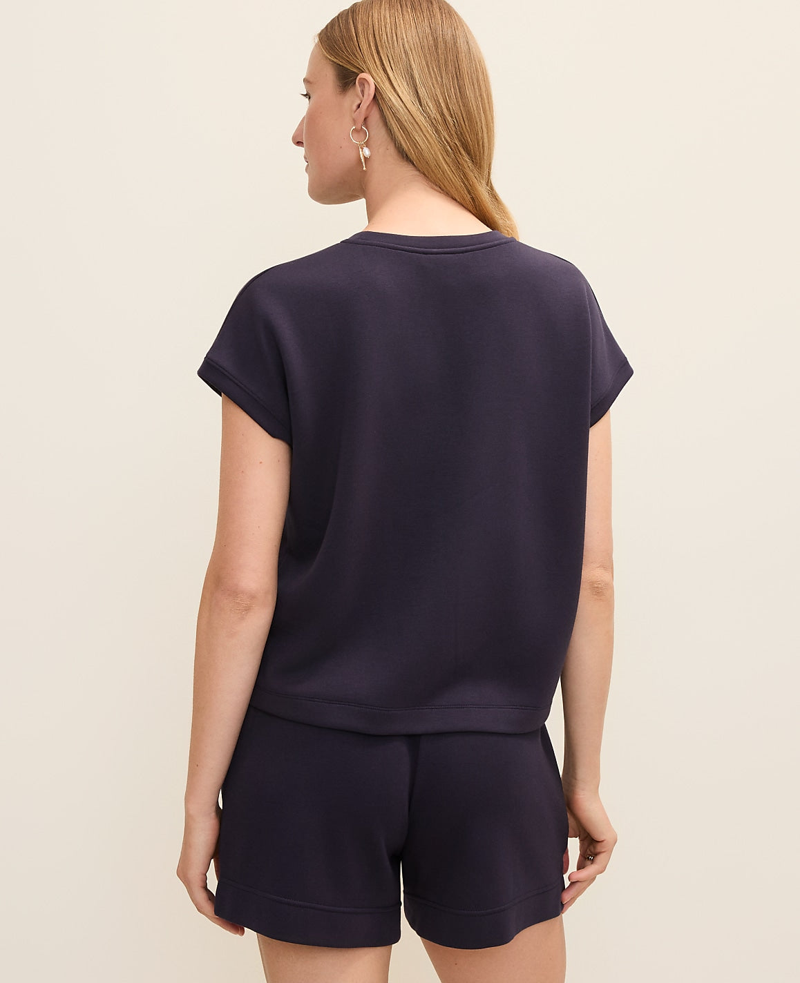 Weekend Crew Neck Top in CloudPlush | Ann Taylor
