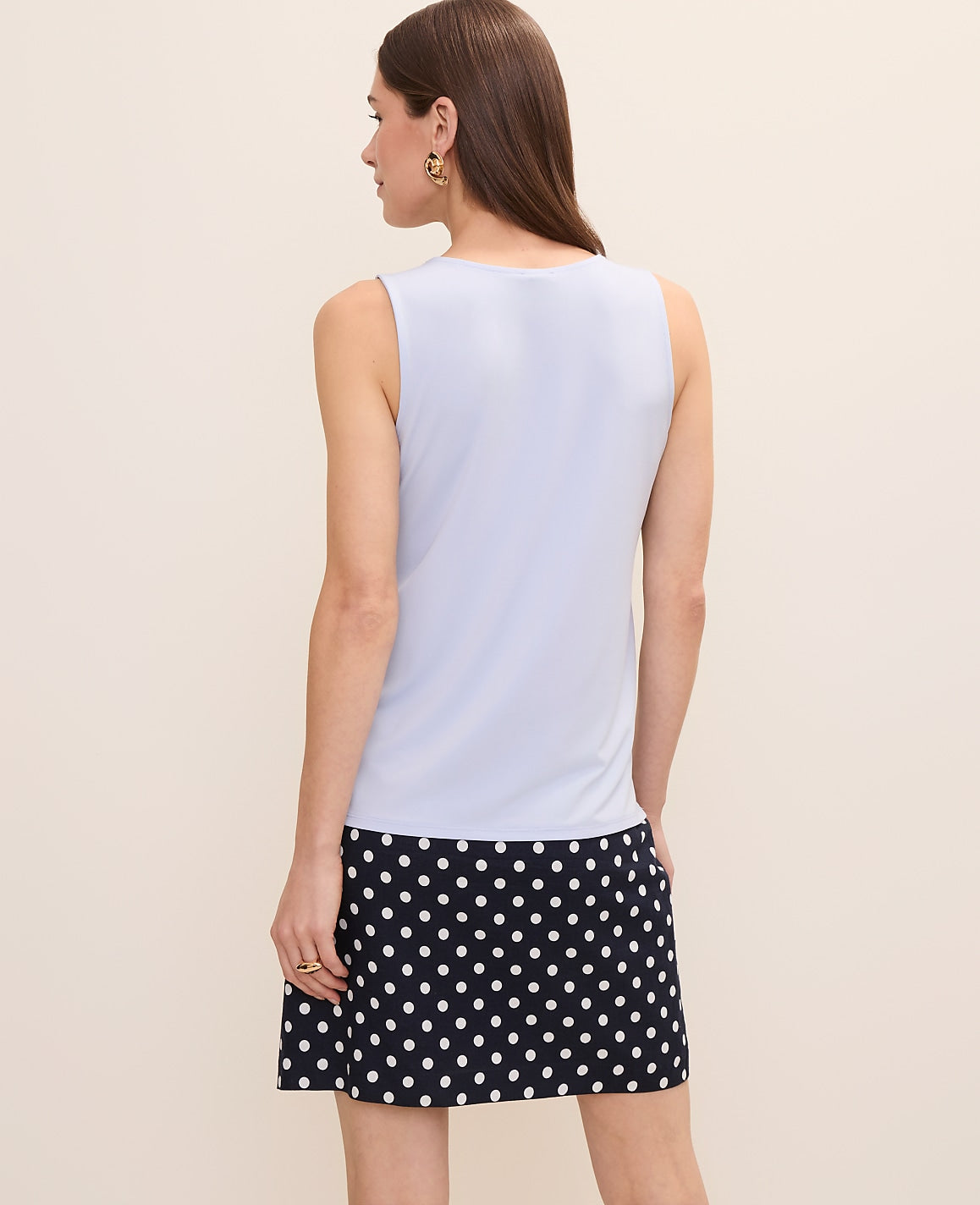 Mixed Media Tank Top | Ann Taylor