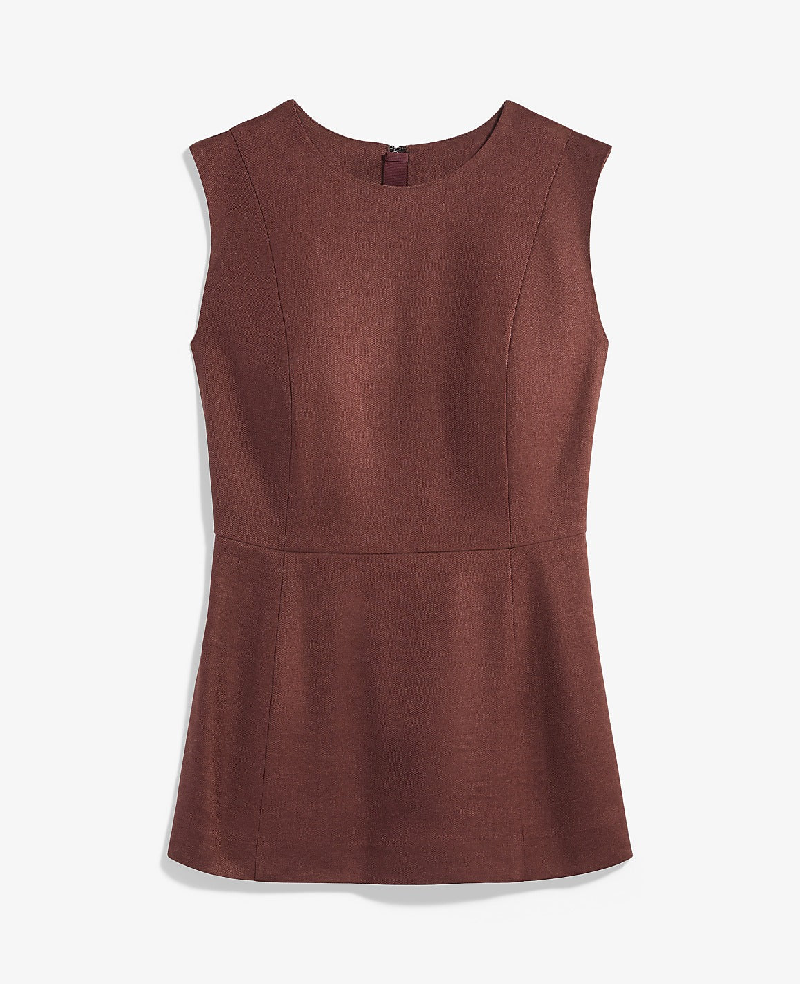 The Long Crew Neck Top in Linen Blend | Ann Taylor