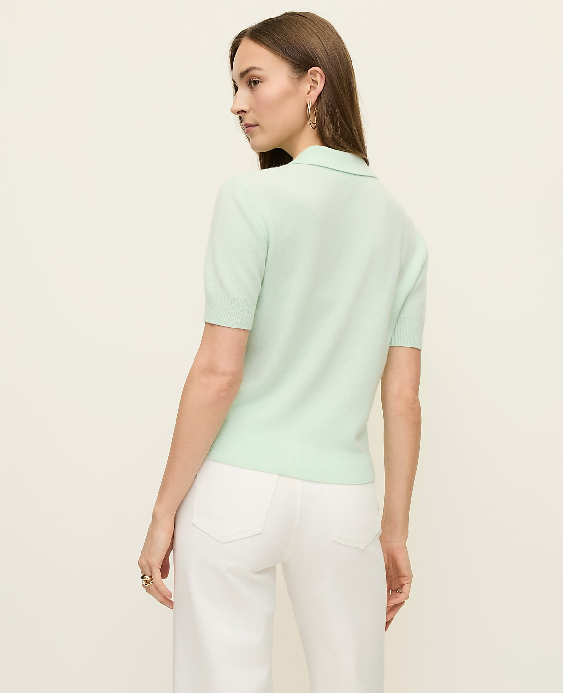 Cashmere Polo Sweater | Ann Taylor