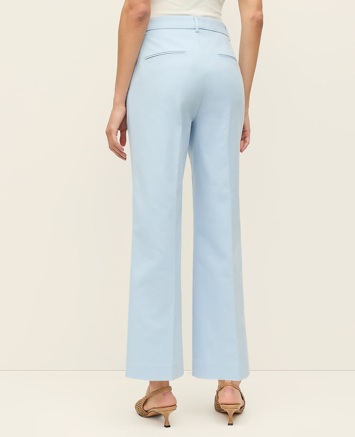 The High Rise Everyday Ankle Pant in Doubleweave | Ann Taylor