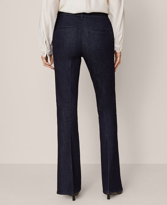 Mid Rise Boot Jean in Rinse Wash - Curvy Fit | Ann Taylor