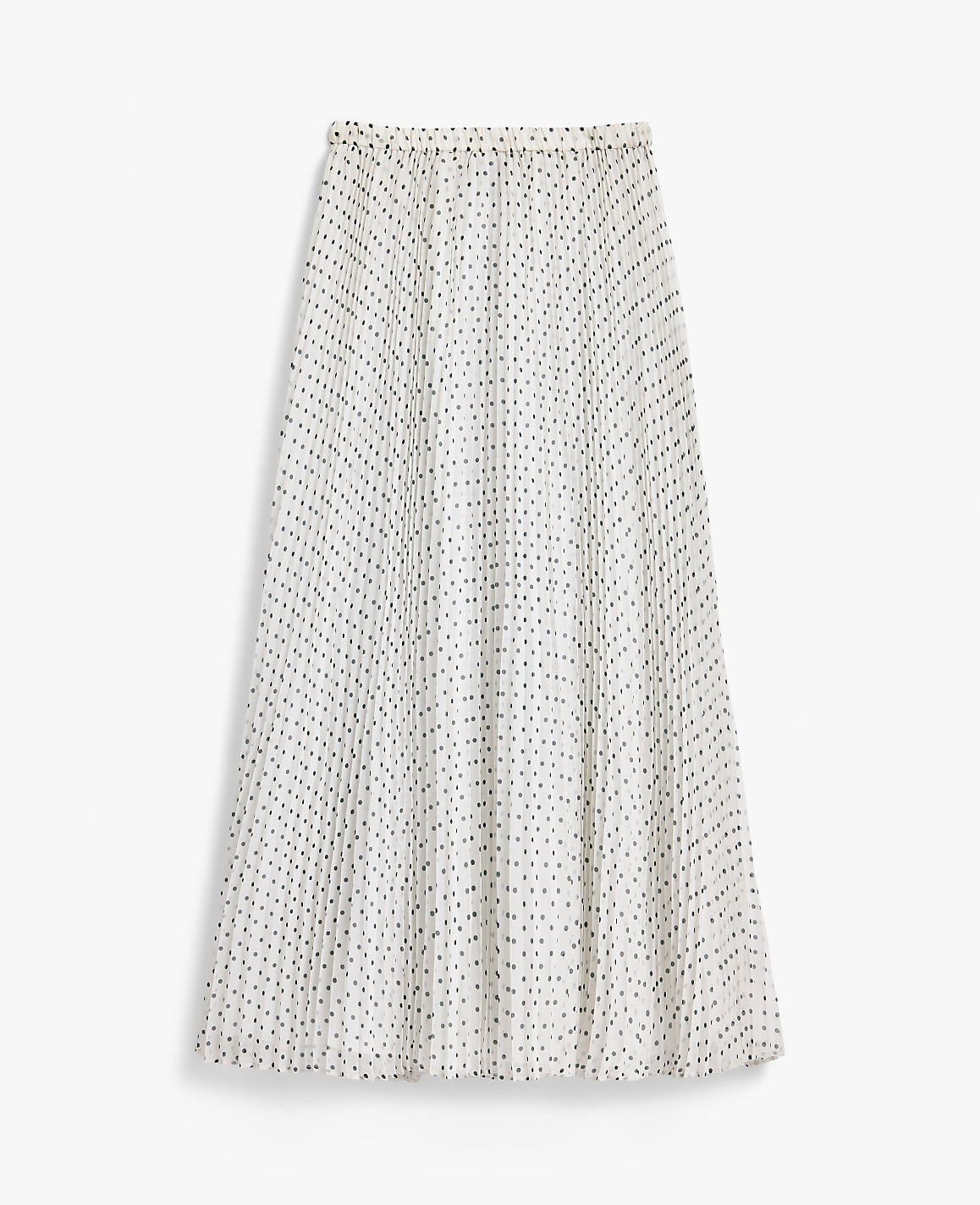 Polka Dot Chiffon Midi Skirt | Ann Taylor