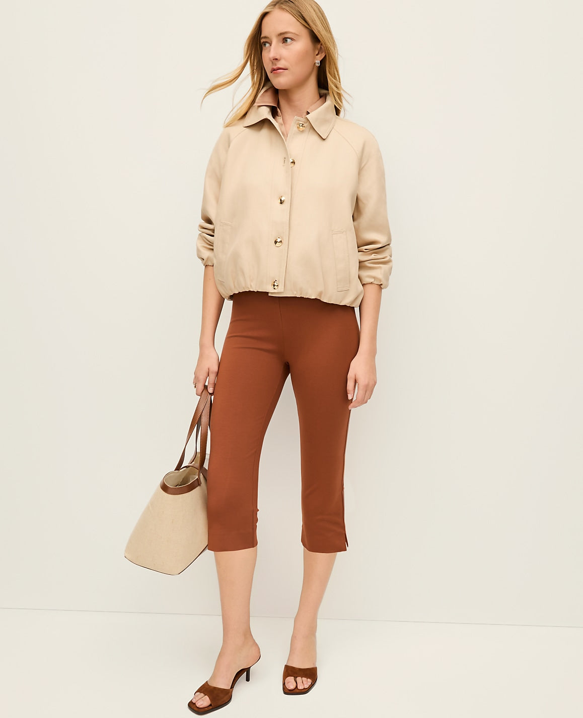 The Capri Pant in Ponte | Ann Taylor