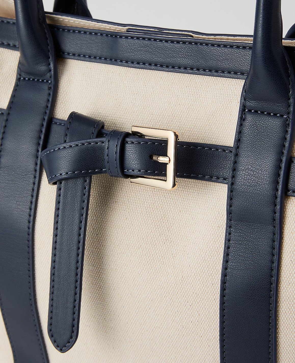 Belted Canvas Tote | Ann Taylor