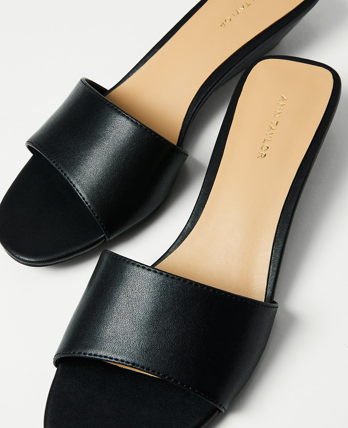 Weekend Leather Wedge Sandal | Ann Taylor