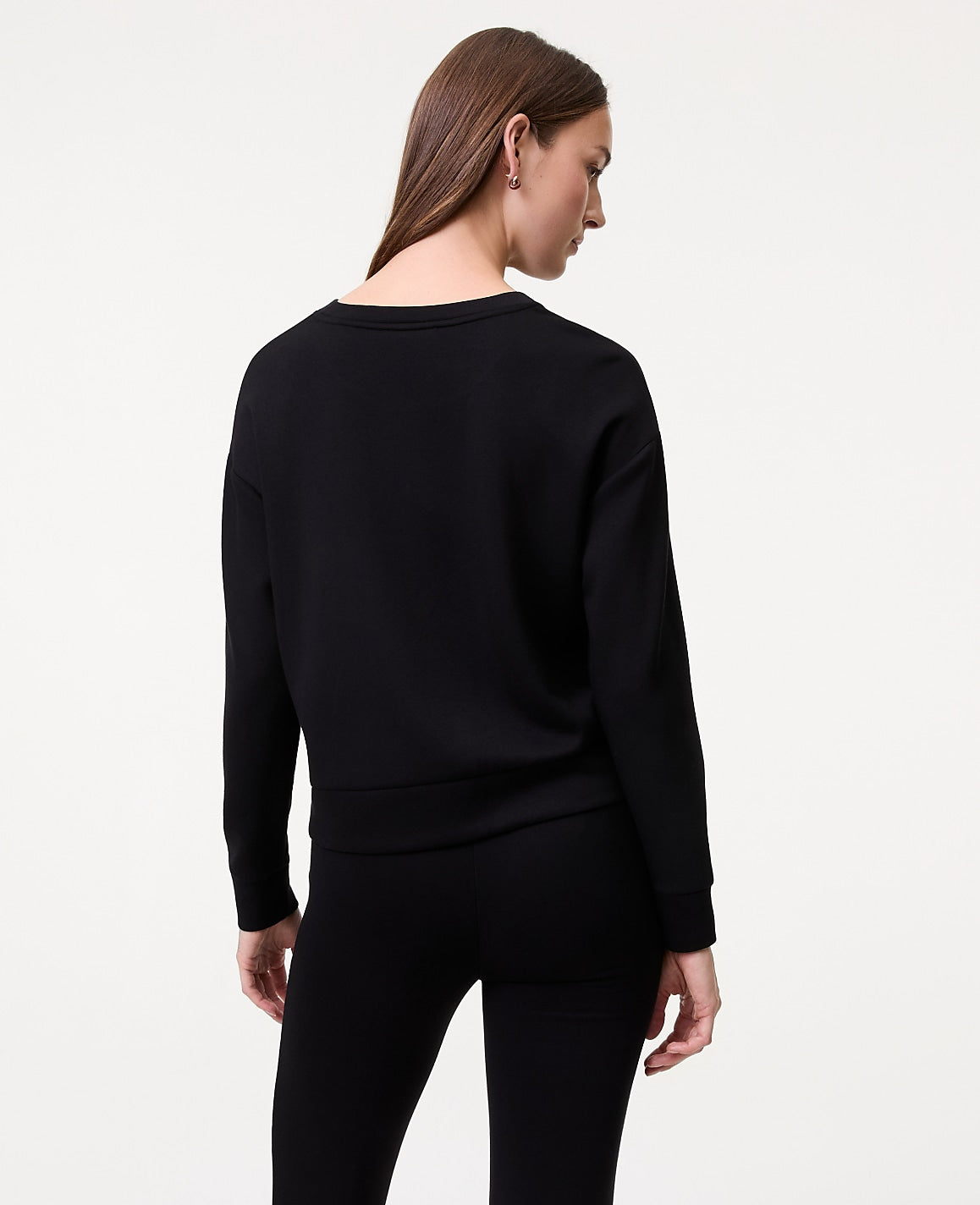 Petite Weekend Crew Neck Sweatshirt in CloudPlush | Ann Taylor