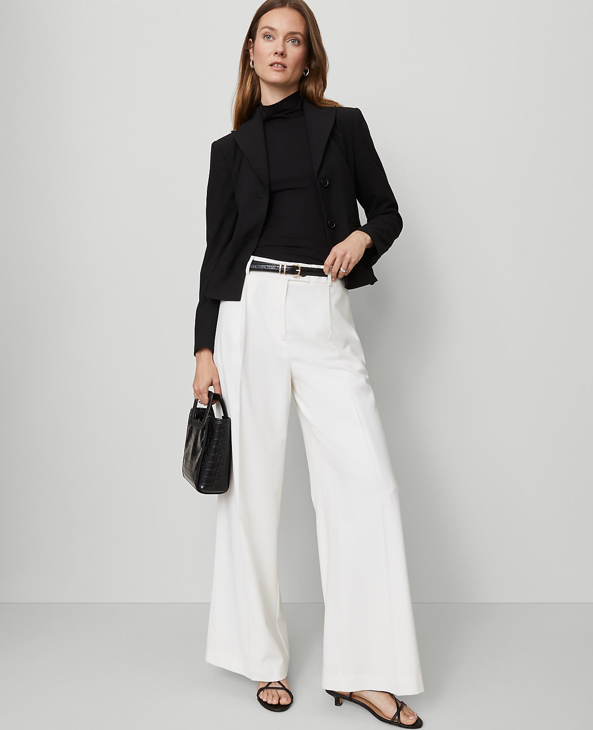 The Shorter Two Button Blazer in Bi-Stretch | Ann Taylor
