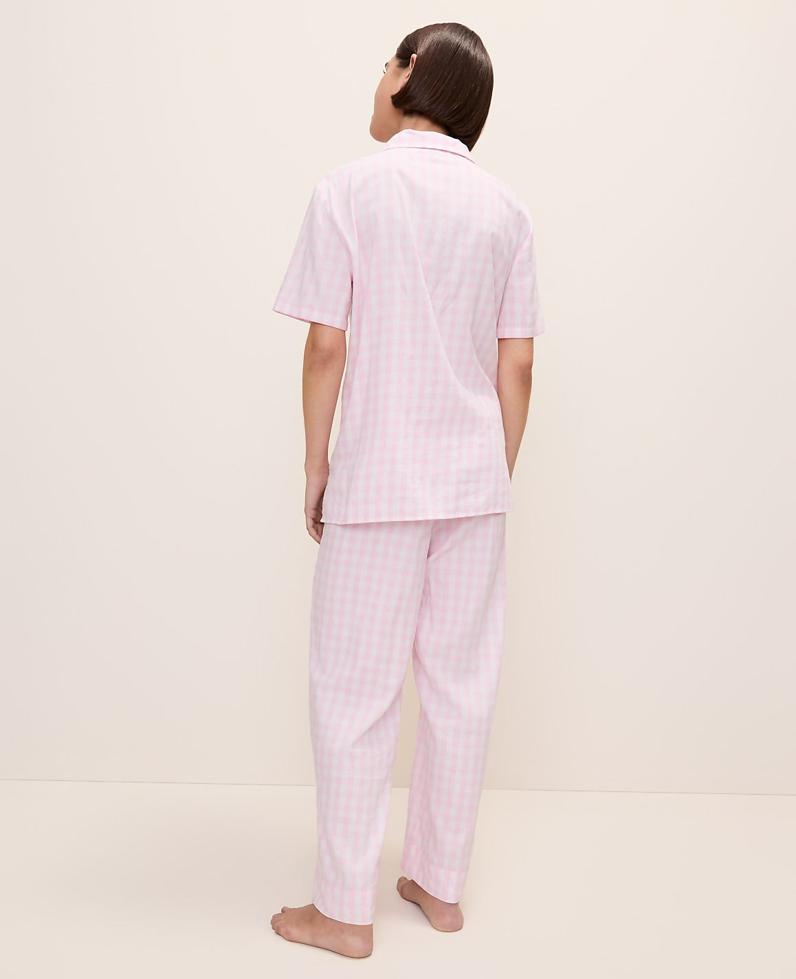 Gingham Pajama Set | Vinci Leather