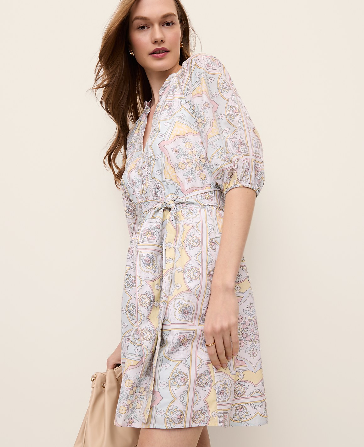 Paisley Flare Dress | Vinci Leather