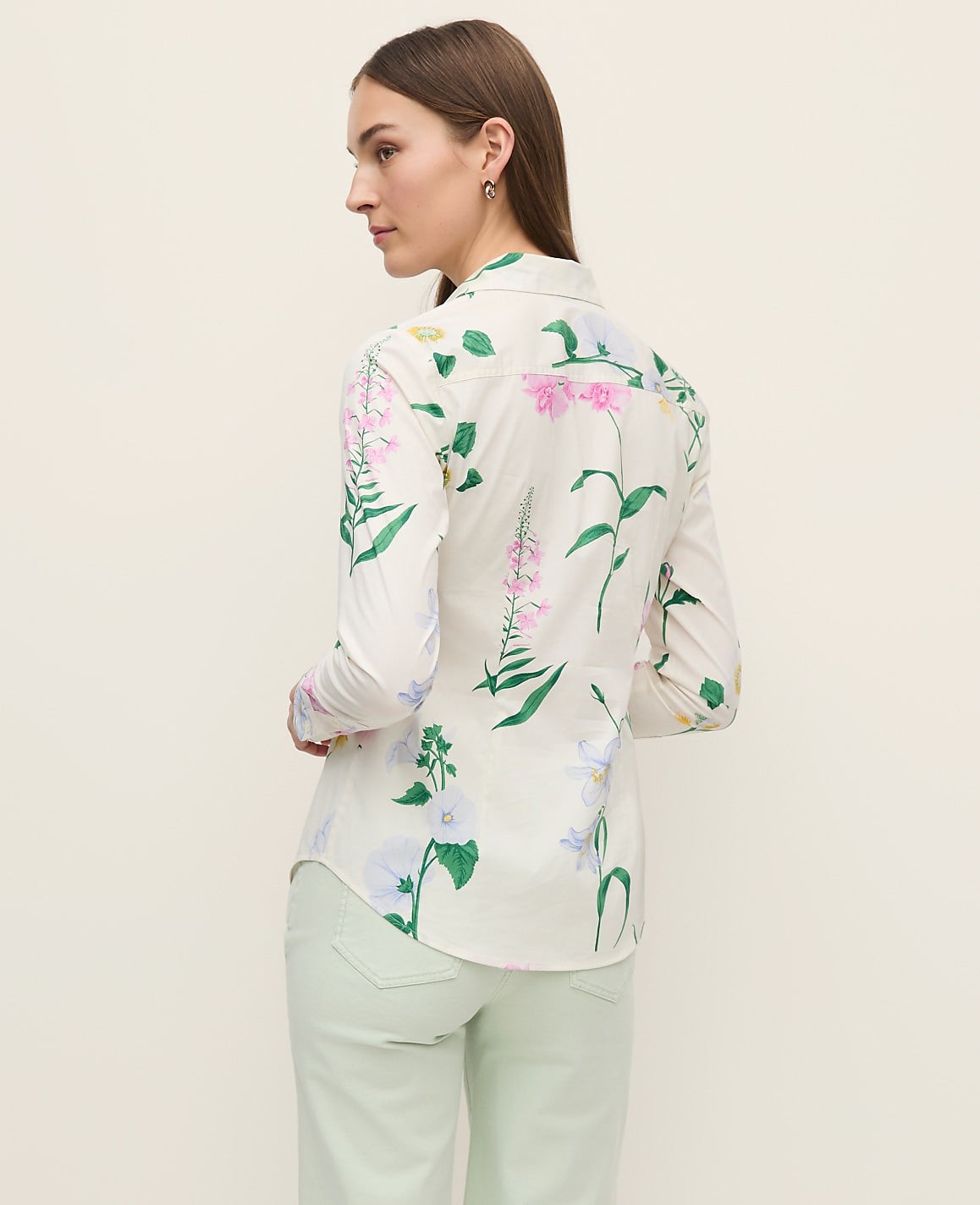 Floral Perfect Shirt | Vinci Leather
