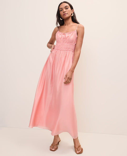 Petite Weekend Gathered Maxi Dress | Ann Taylor