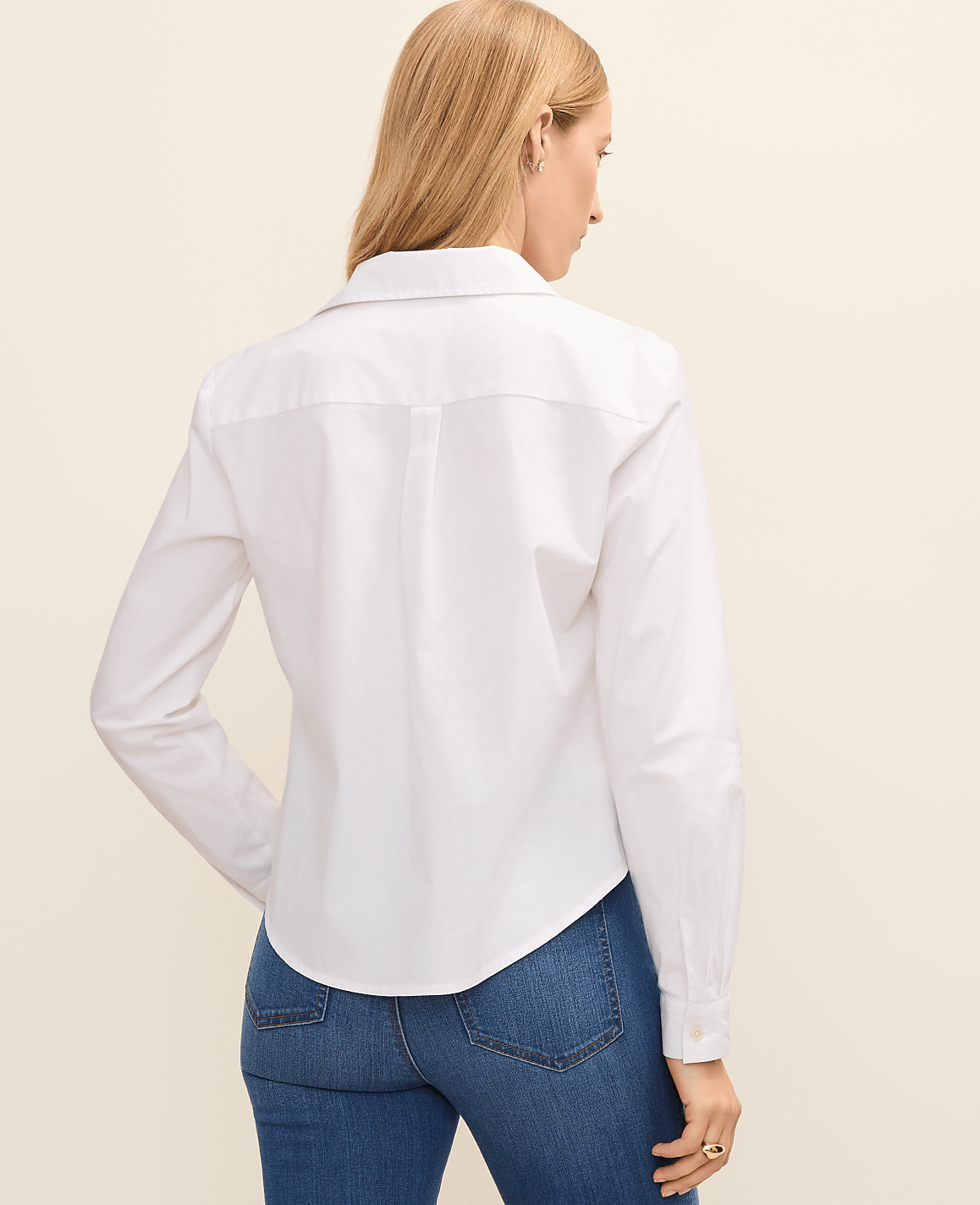 Petite Knotted Button Down Shirt | Ann Taylor