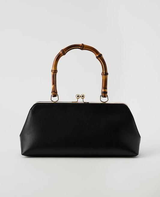 Bamboo Top Handle Bag | Ann Taylor