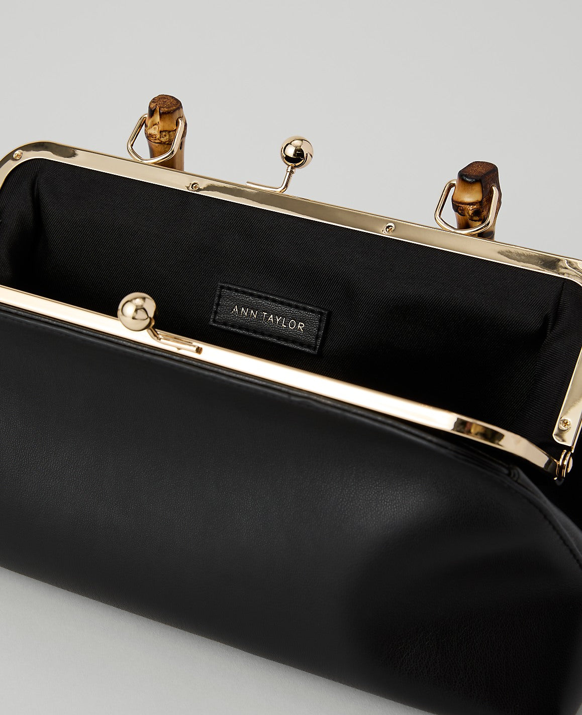 Bamboo Top Handle Bag | Ann Taylor