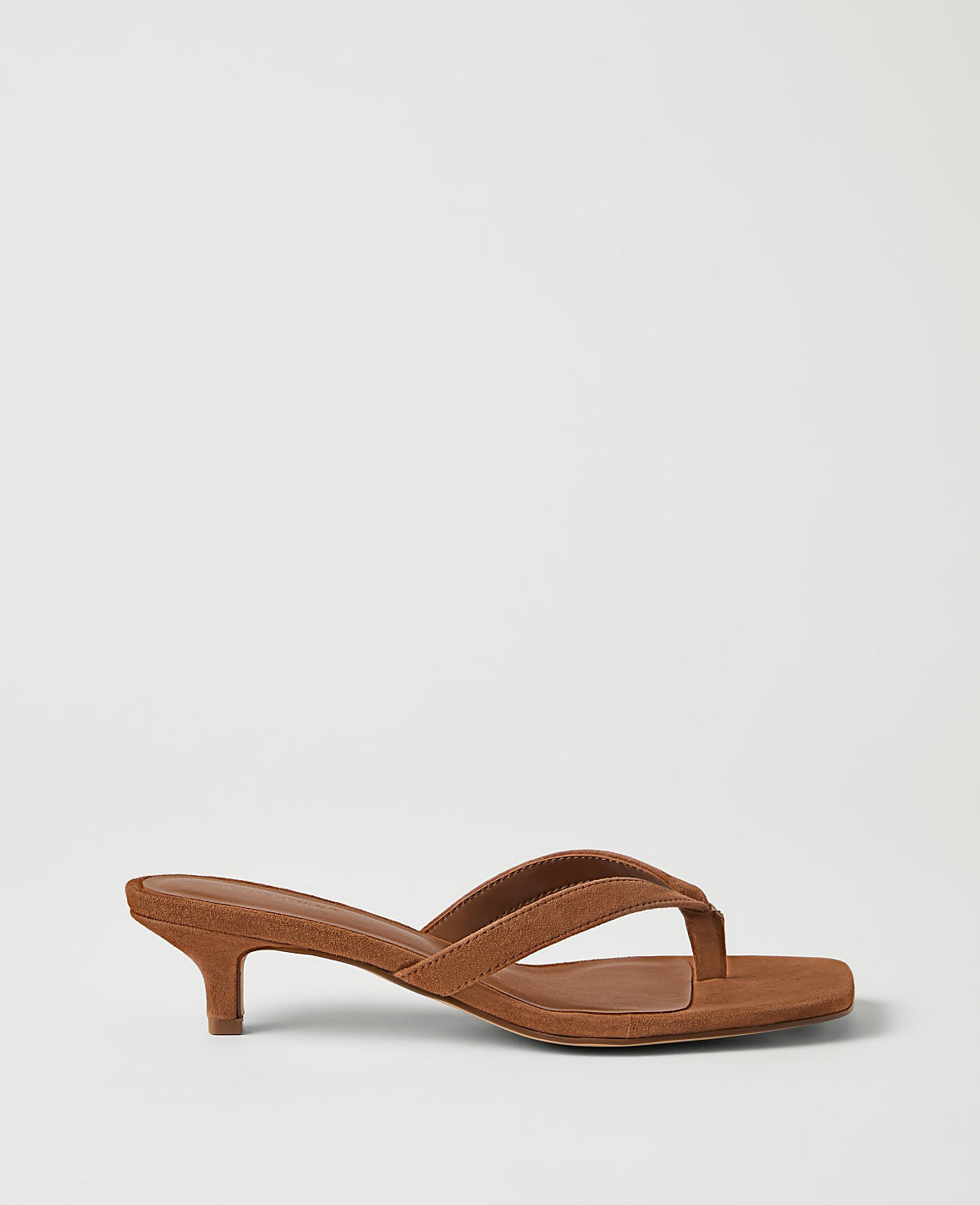 Suede Kitten Heel Sandal | Ann Taylor