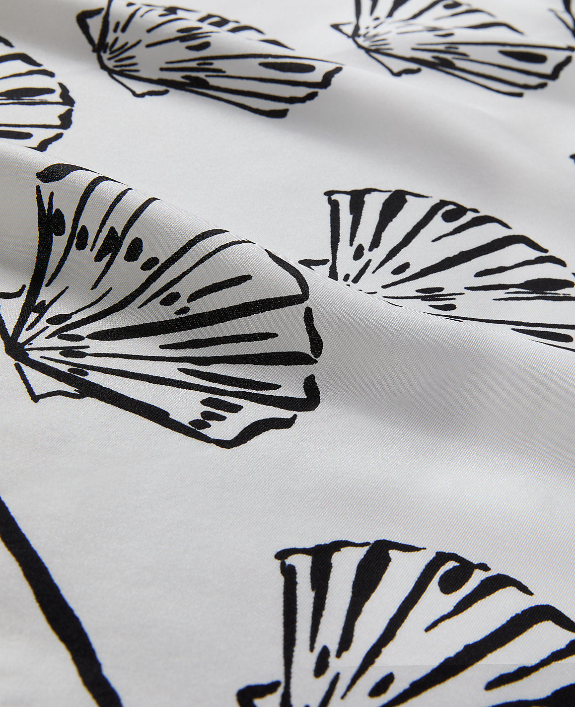 Shell Print Silk Scarf | Ann Taylor