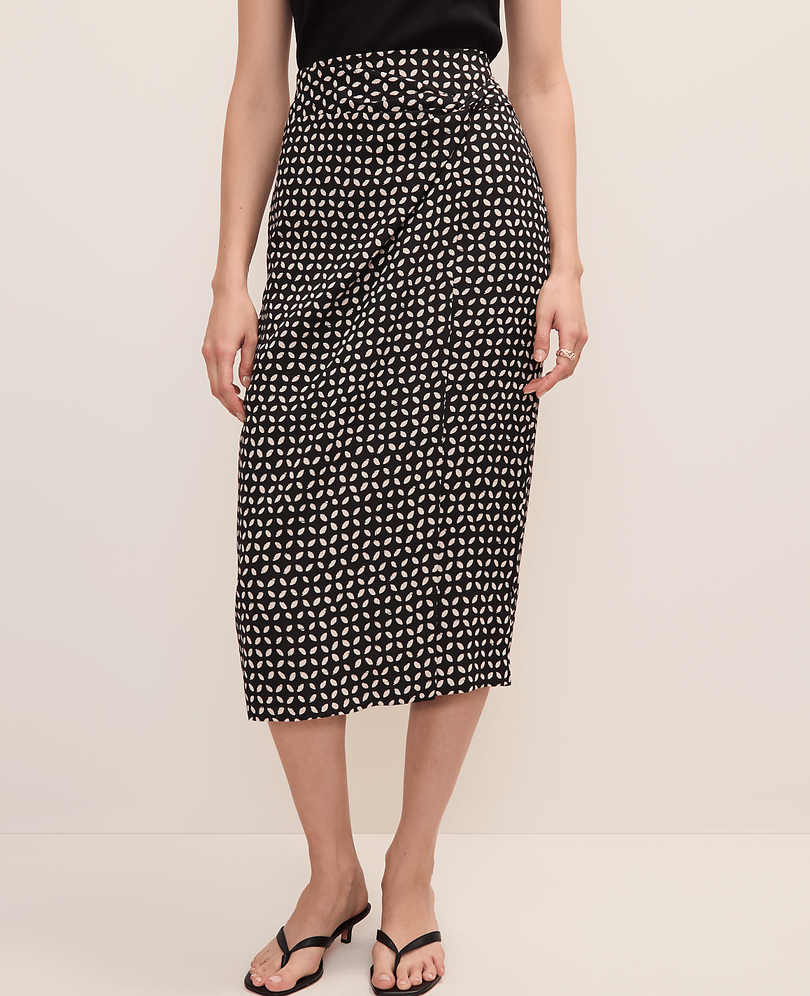 Batik Wrap Midi Skirt | Ann Taylor