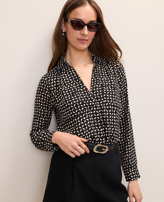 Batik Camp Shirt | Ann Taylor