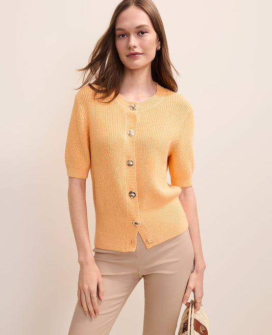 Elbow Sleeve Cardigan | Ann Taylor