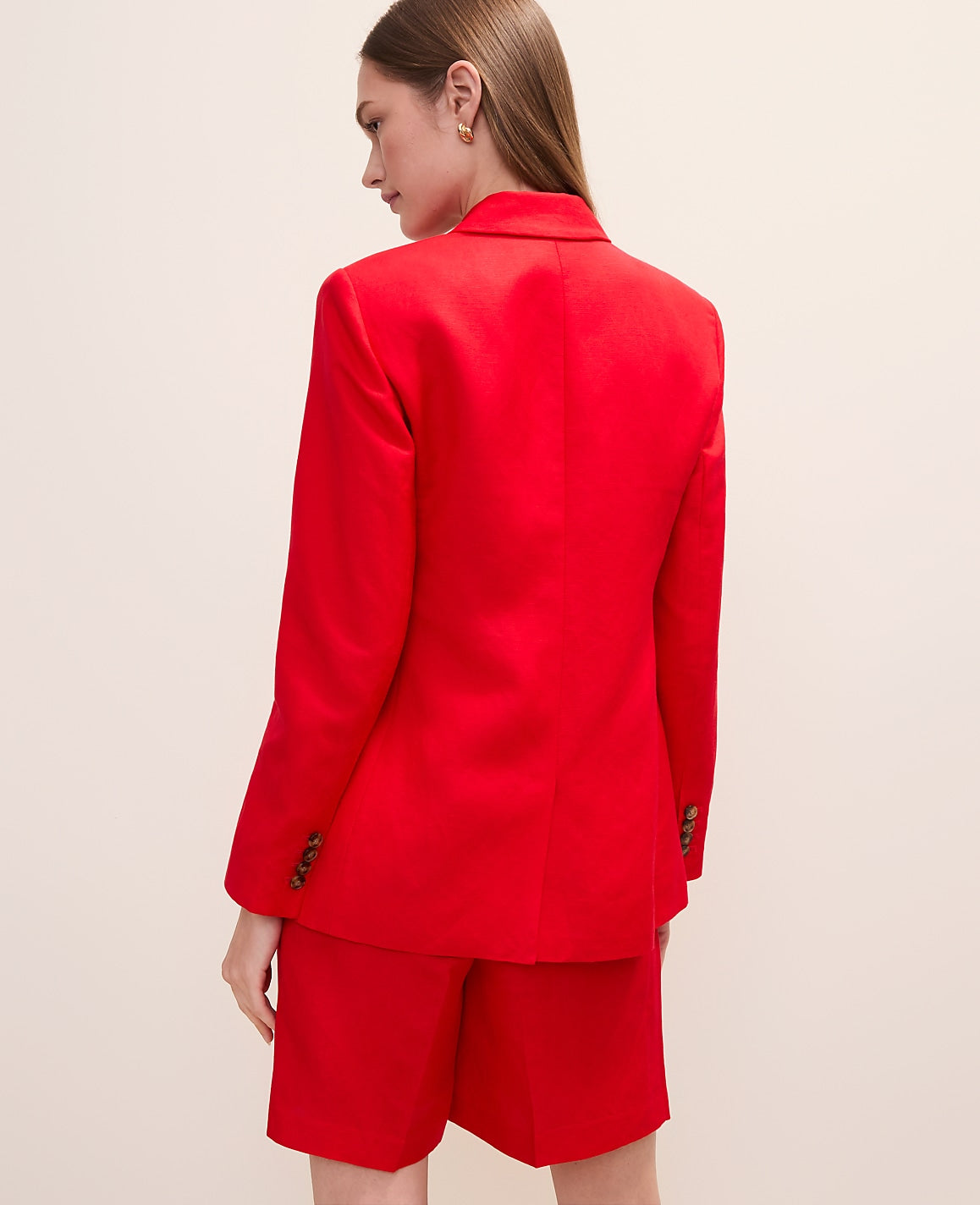 The Crosby Blazer in Linen Blend | Ann Taylor