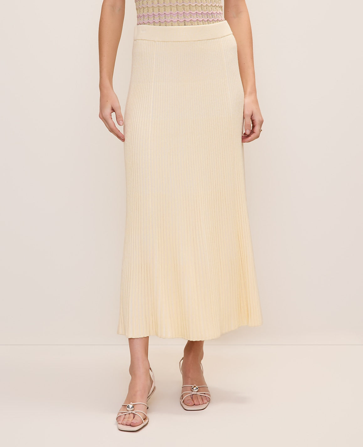 Ribbed Midi Sweater Skirt | Ann Taylor