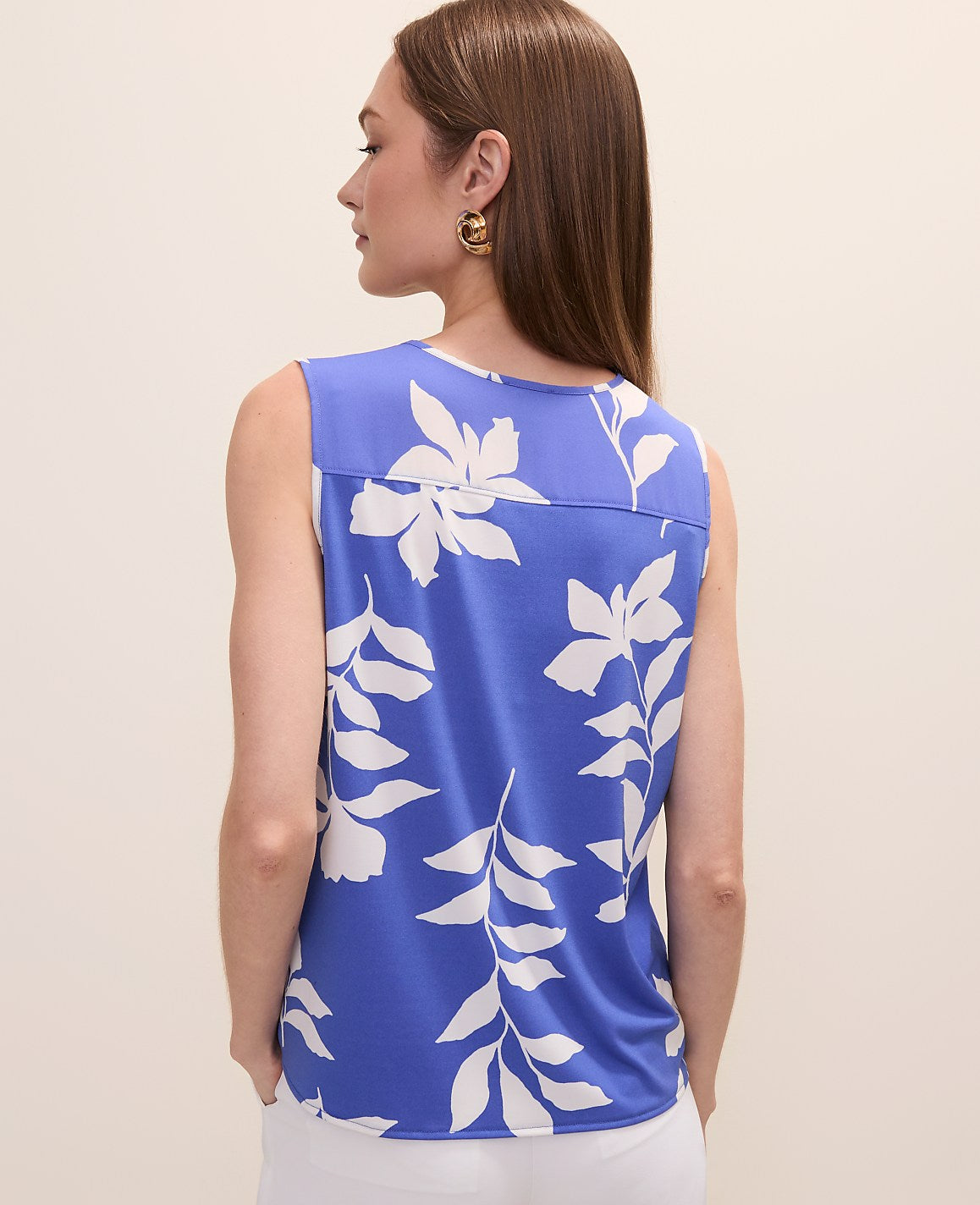 Floral Mixed Media Top | Ann Taylor