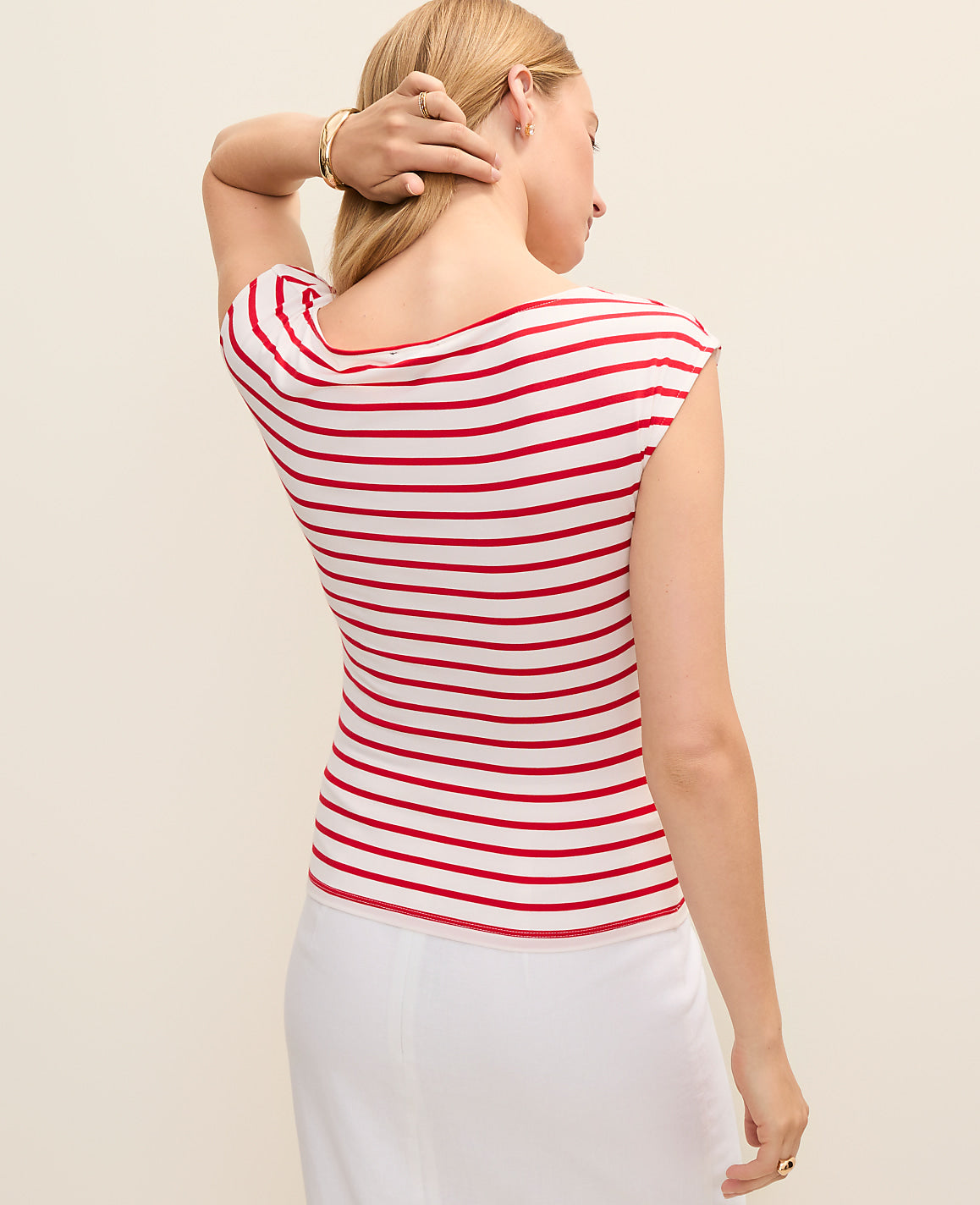 Striped Boatneck Top | Ann Taylor
