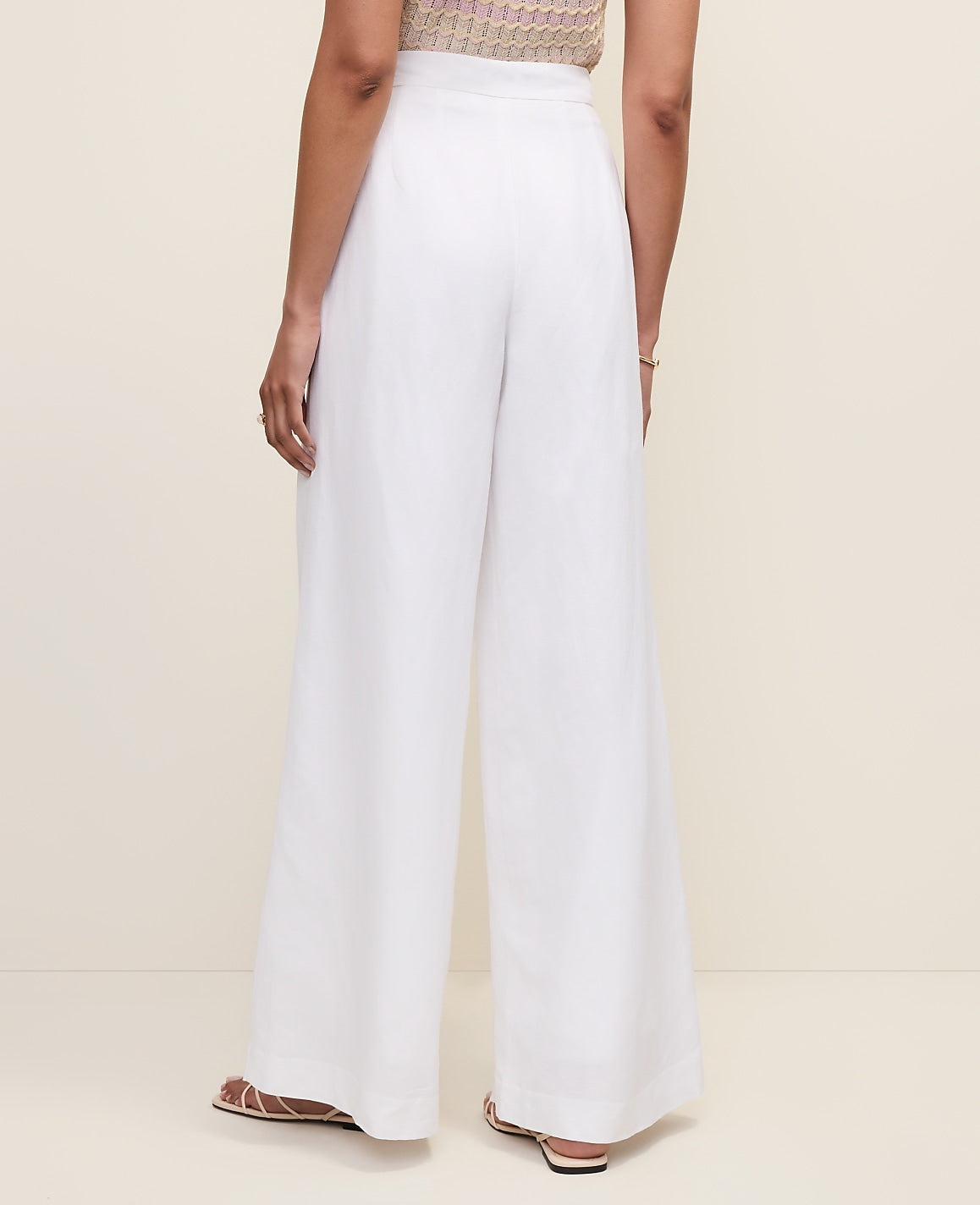 The Statement Palazzo Pant in Linen Blend | Ann Taylor