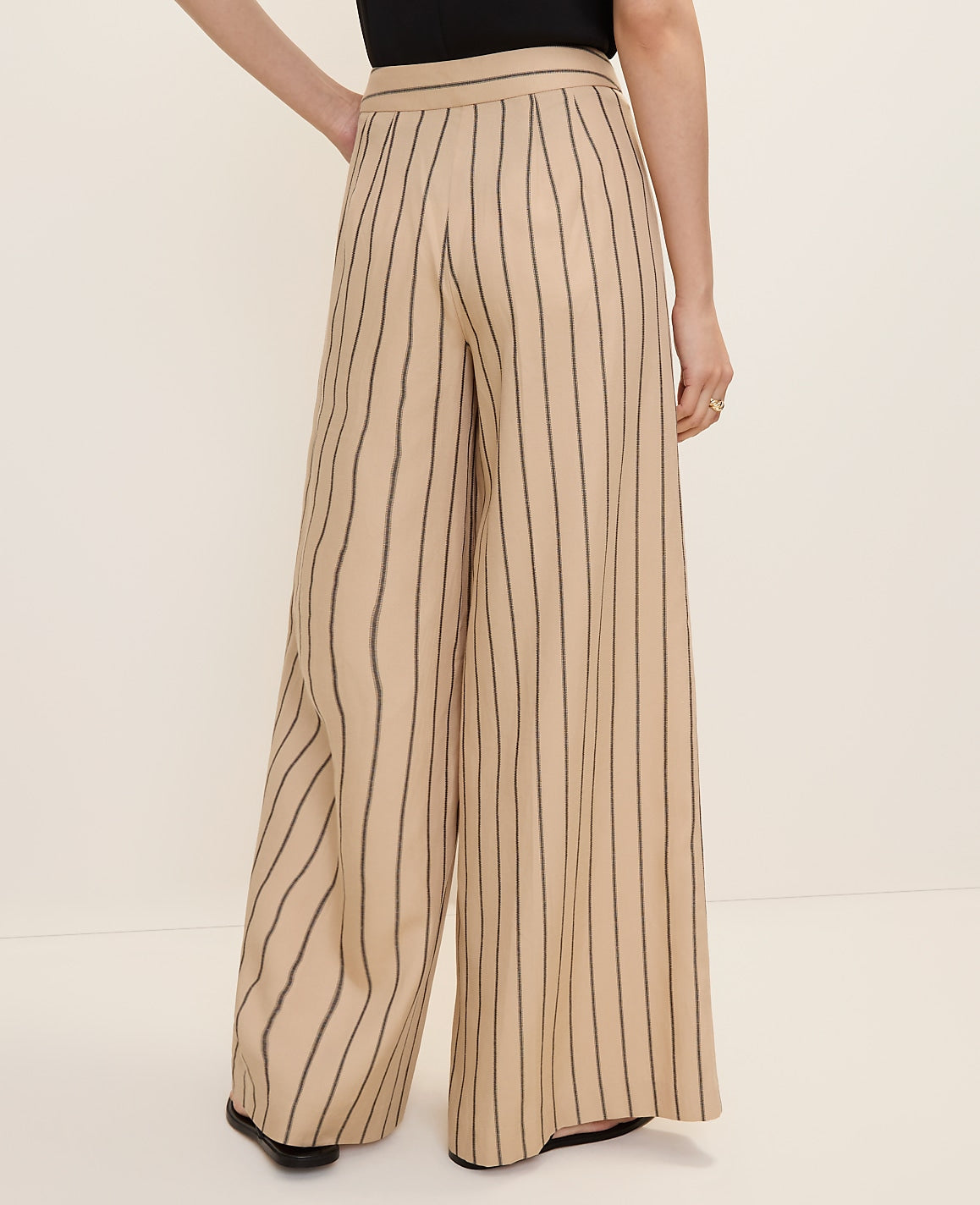 The Striped Statement Palazzo Pant | Ann Taylor