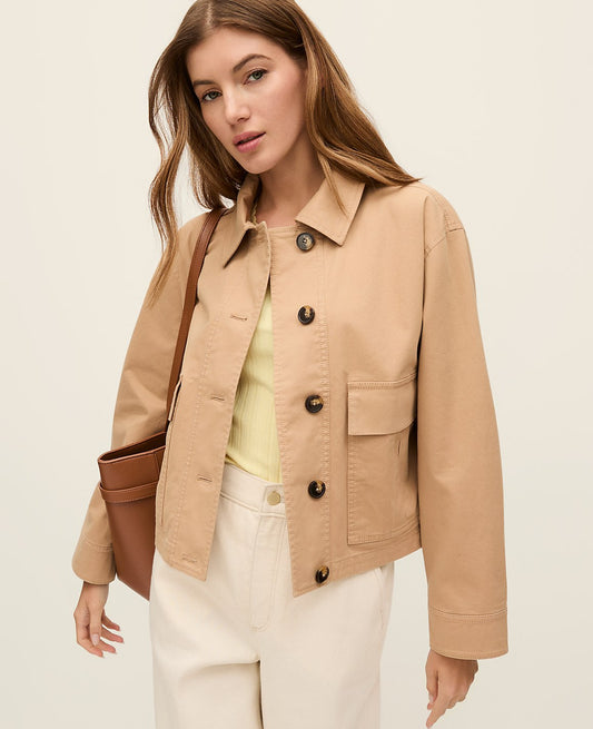 Weekend Shirt Jacket | Ann Taylor