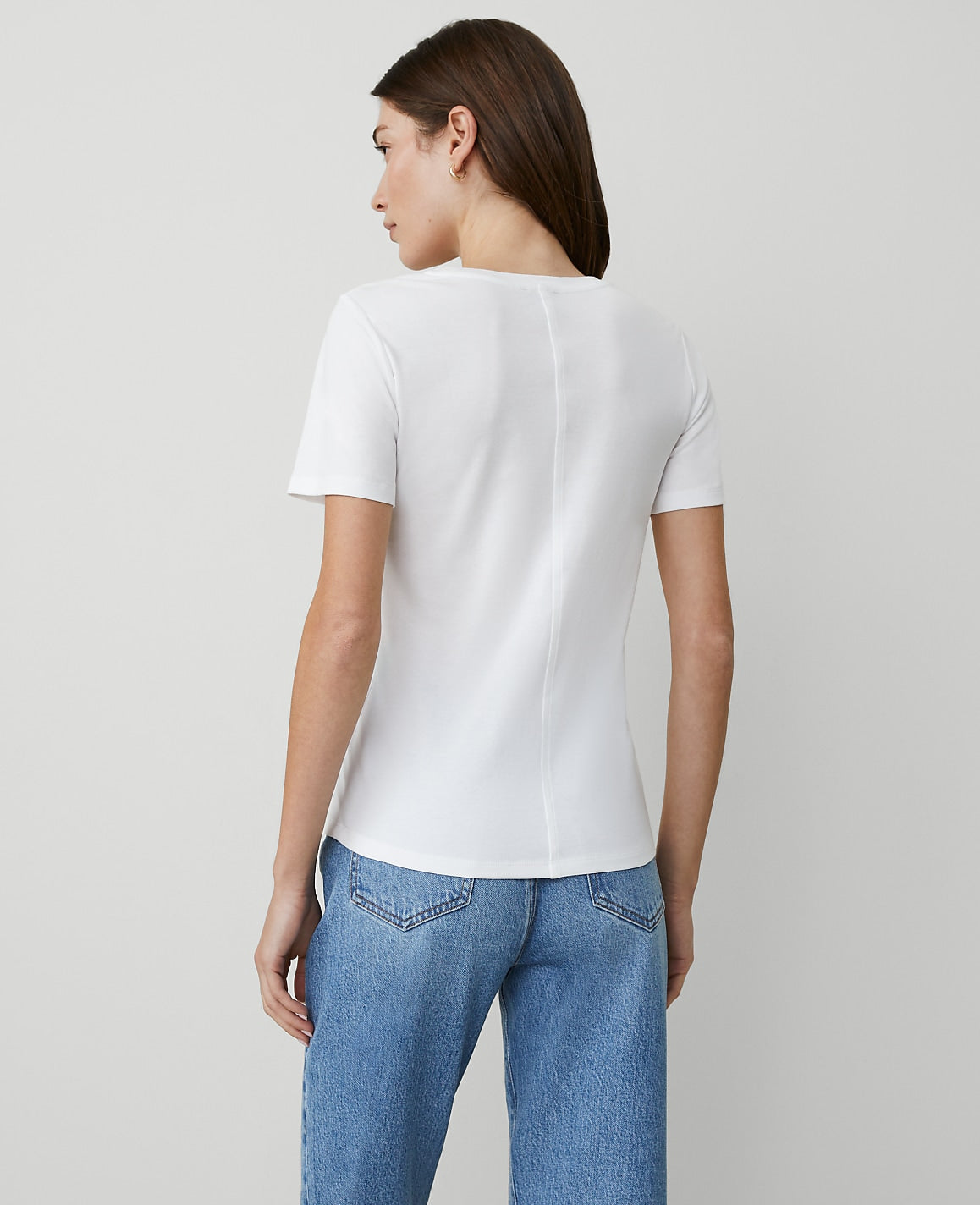 Weekend Crew Neck Tee | Ann Taylor