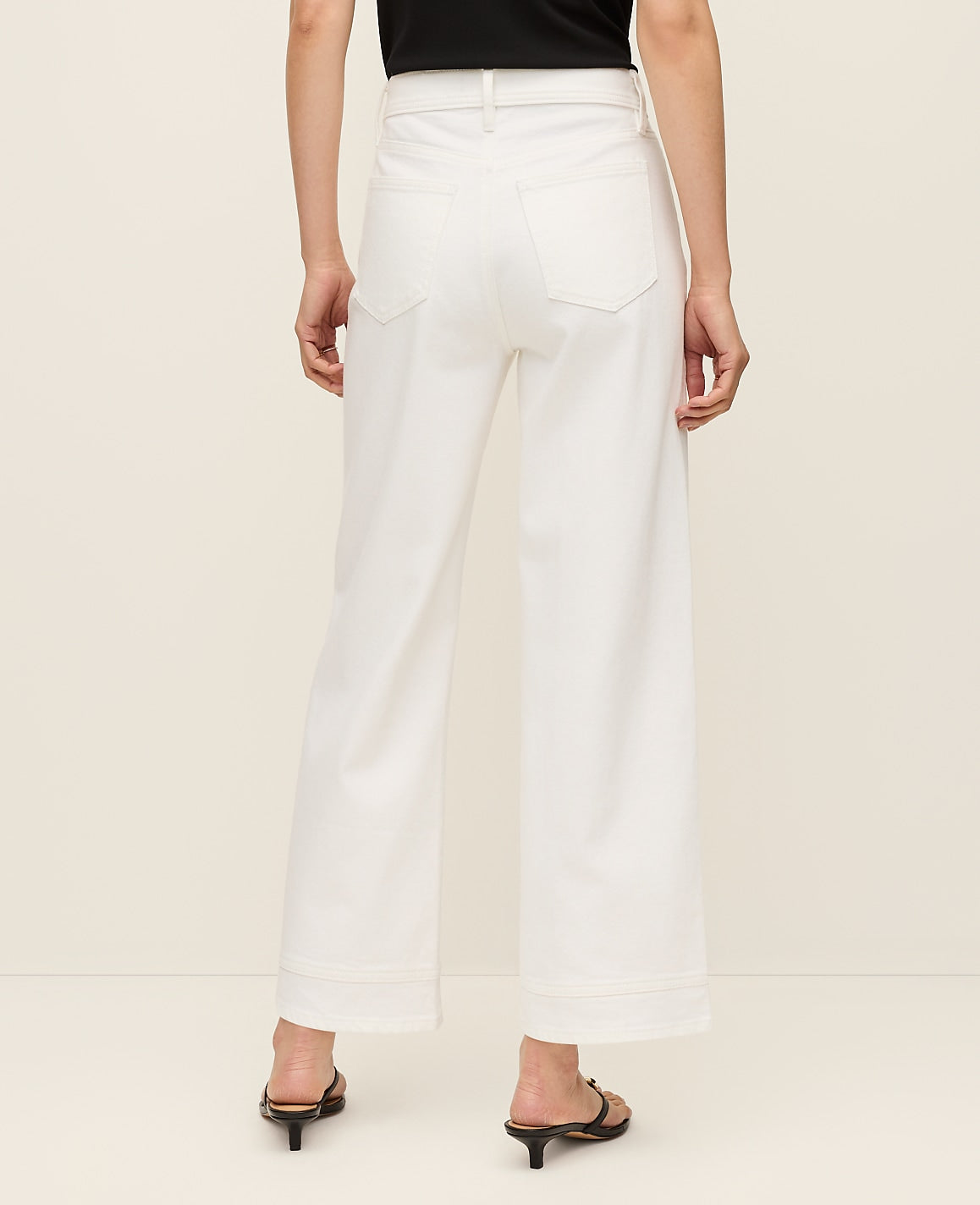 The Wide-Leg Crop Jean | Ann Taylor