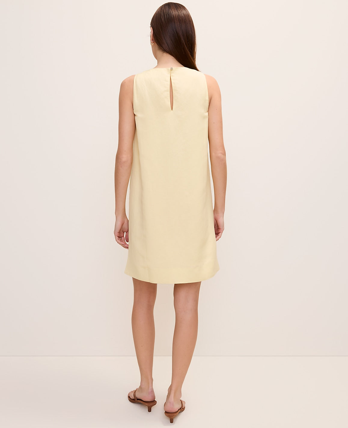 Shift Dress in Linen Blend | Ann Taylor