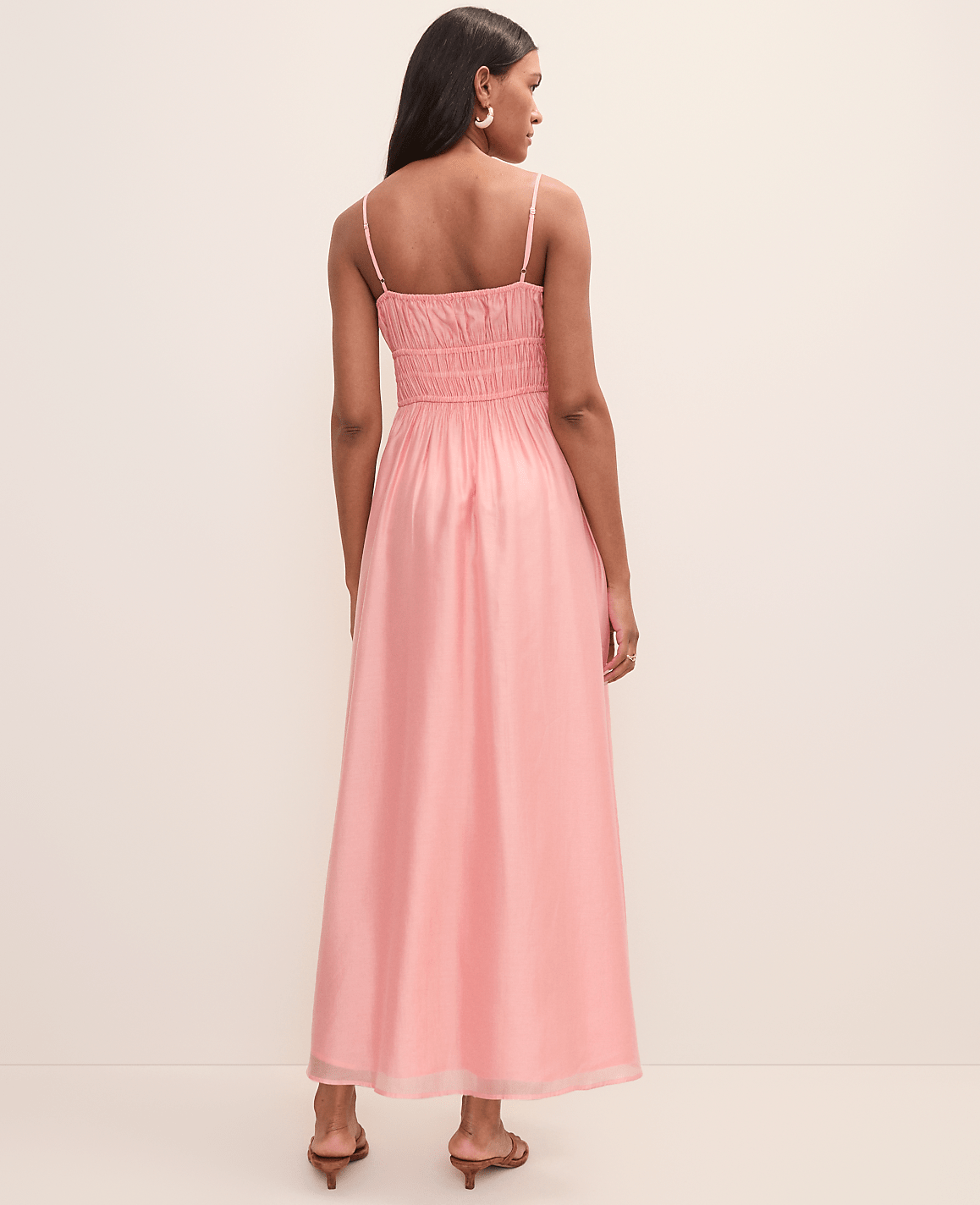 Weekend Gathered Maxi Dress | Ann Taylor