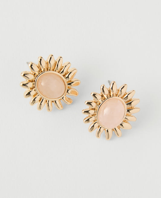 Sun Stone Stud Earrings | Ann Taylor