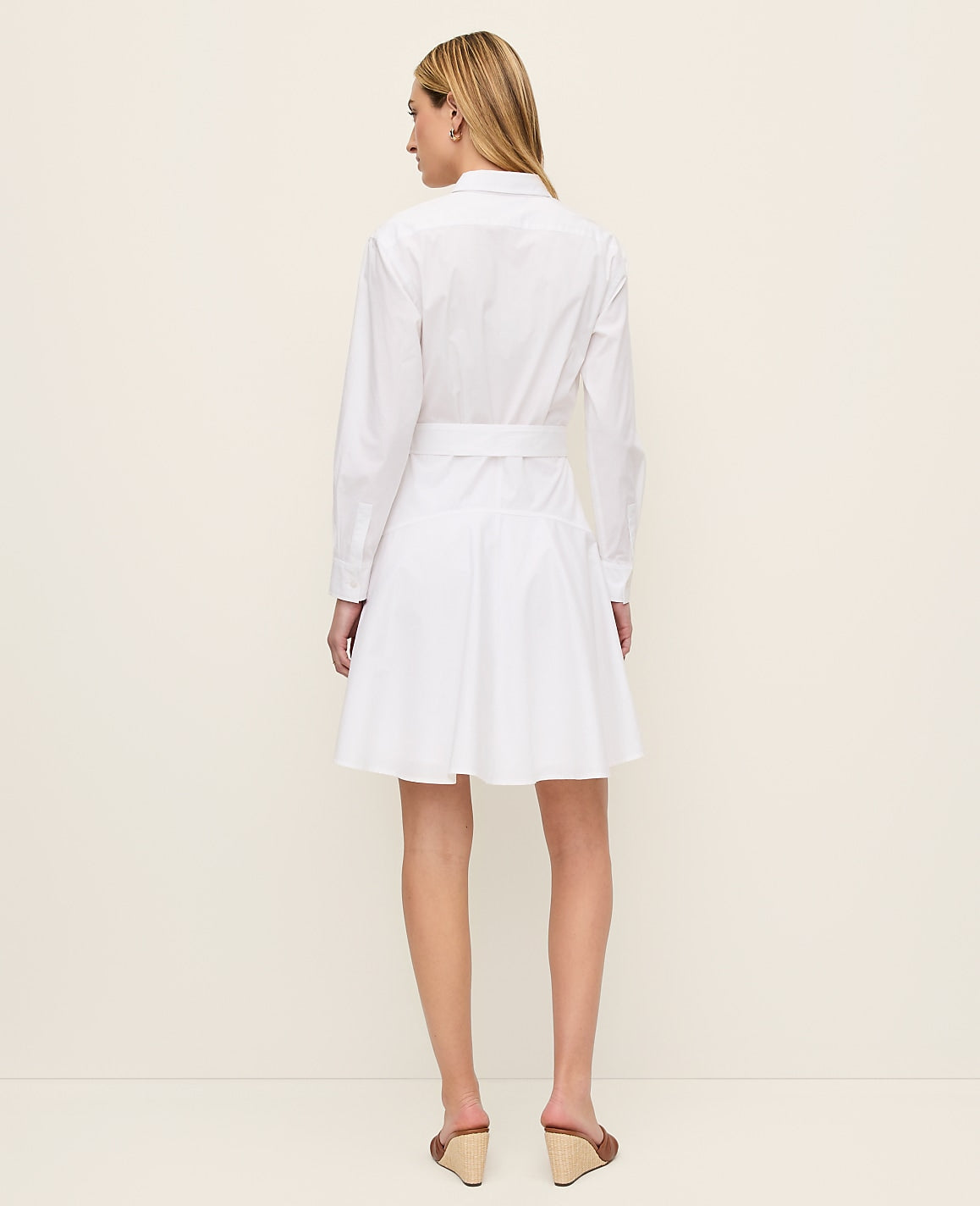 Belted Collared Shirtdress | Ann Taylor