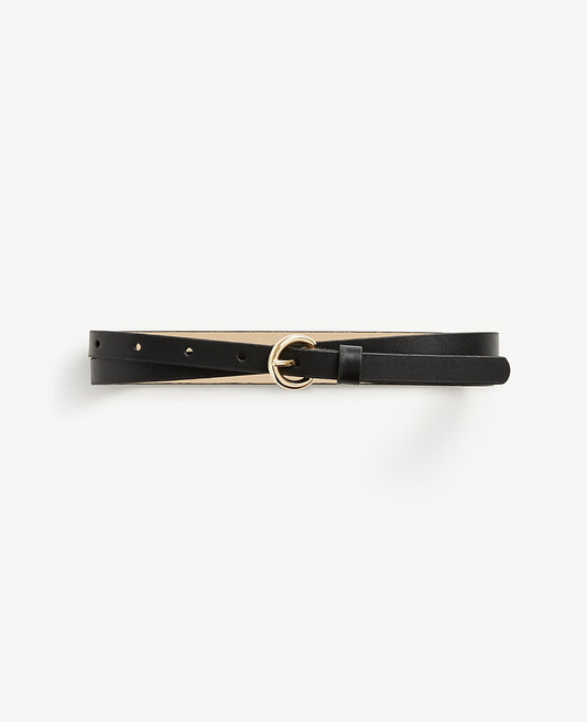Skinny Leather Belt | Ann Taylor