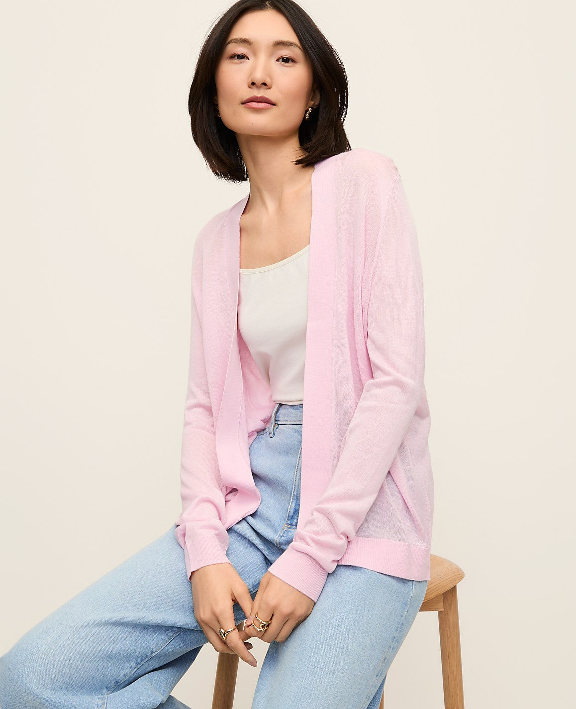 Lightweight Open Cardigan | Ann Taylor