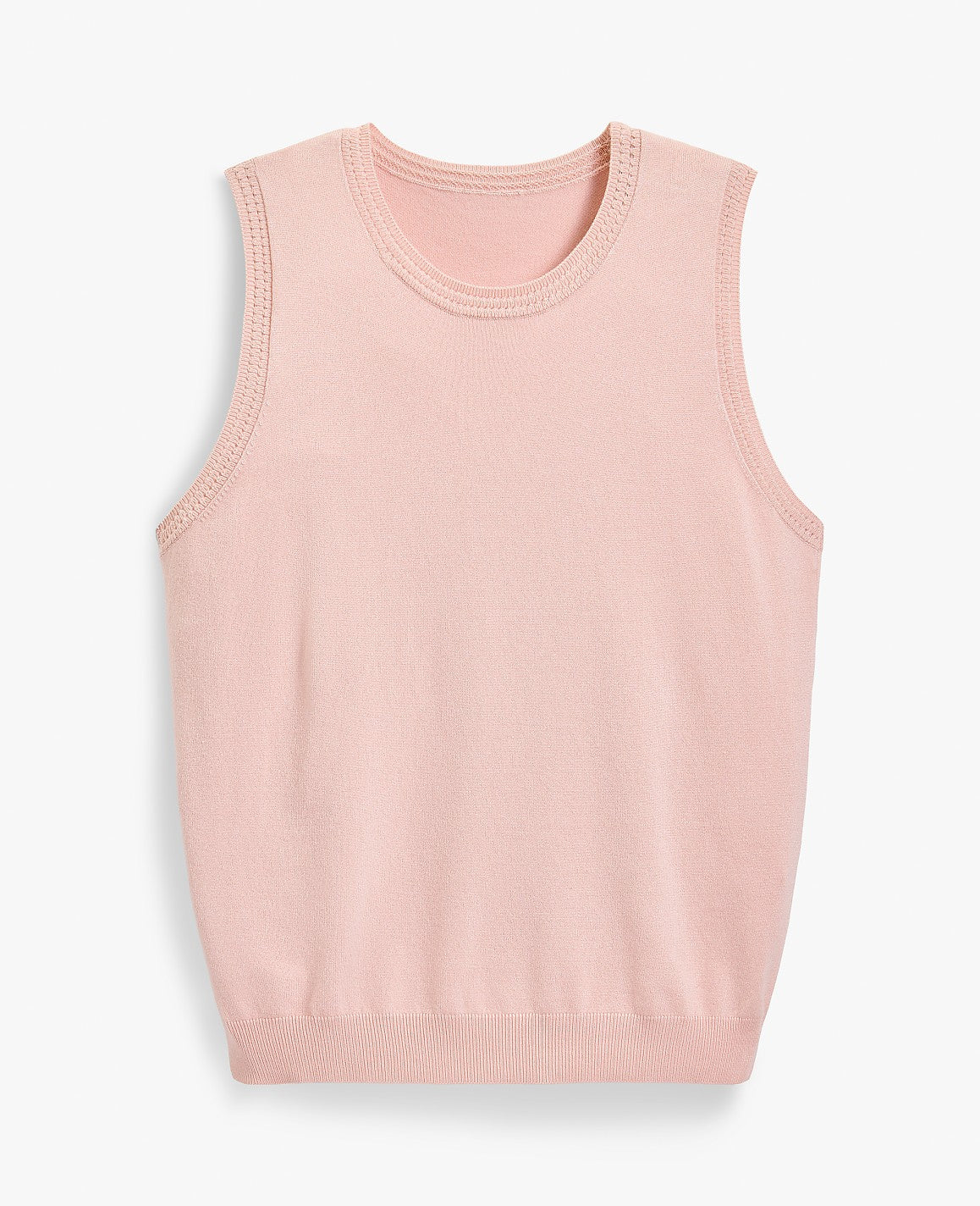 Pointelle Trim Sweater Shell | Ann Taylor