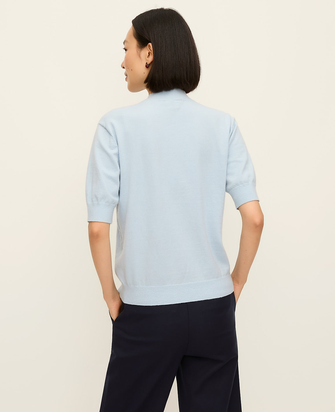 Mock Neck Sweater Tee | Ann Taylor