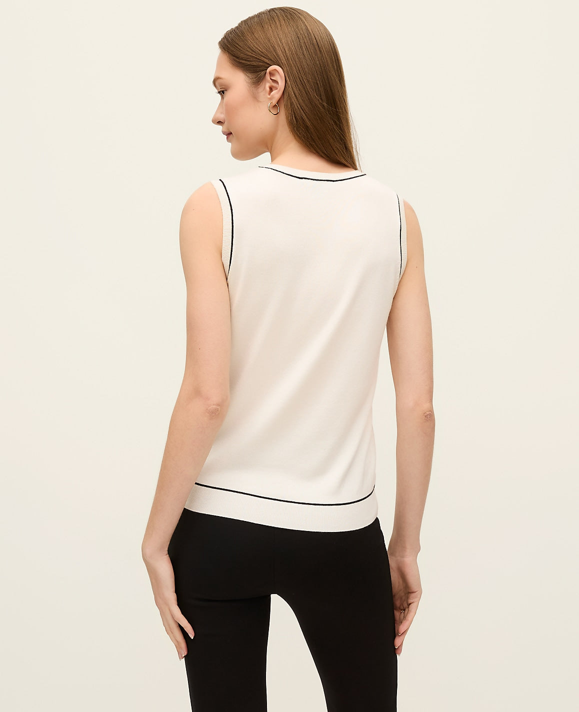 Tipped Sweater Shell | Ann Taylor