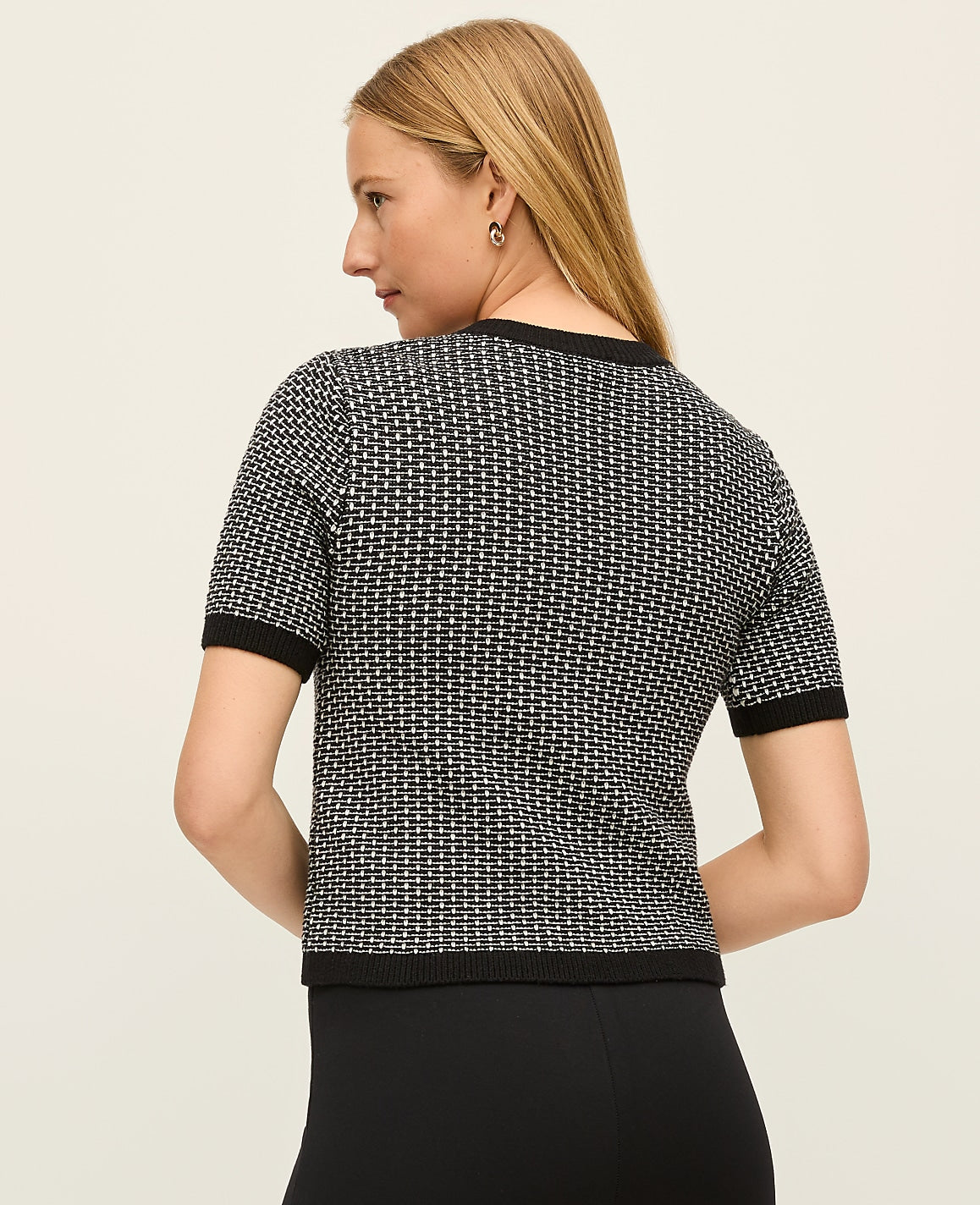 Geo Stitch Cardigan | Ann Taylor