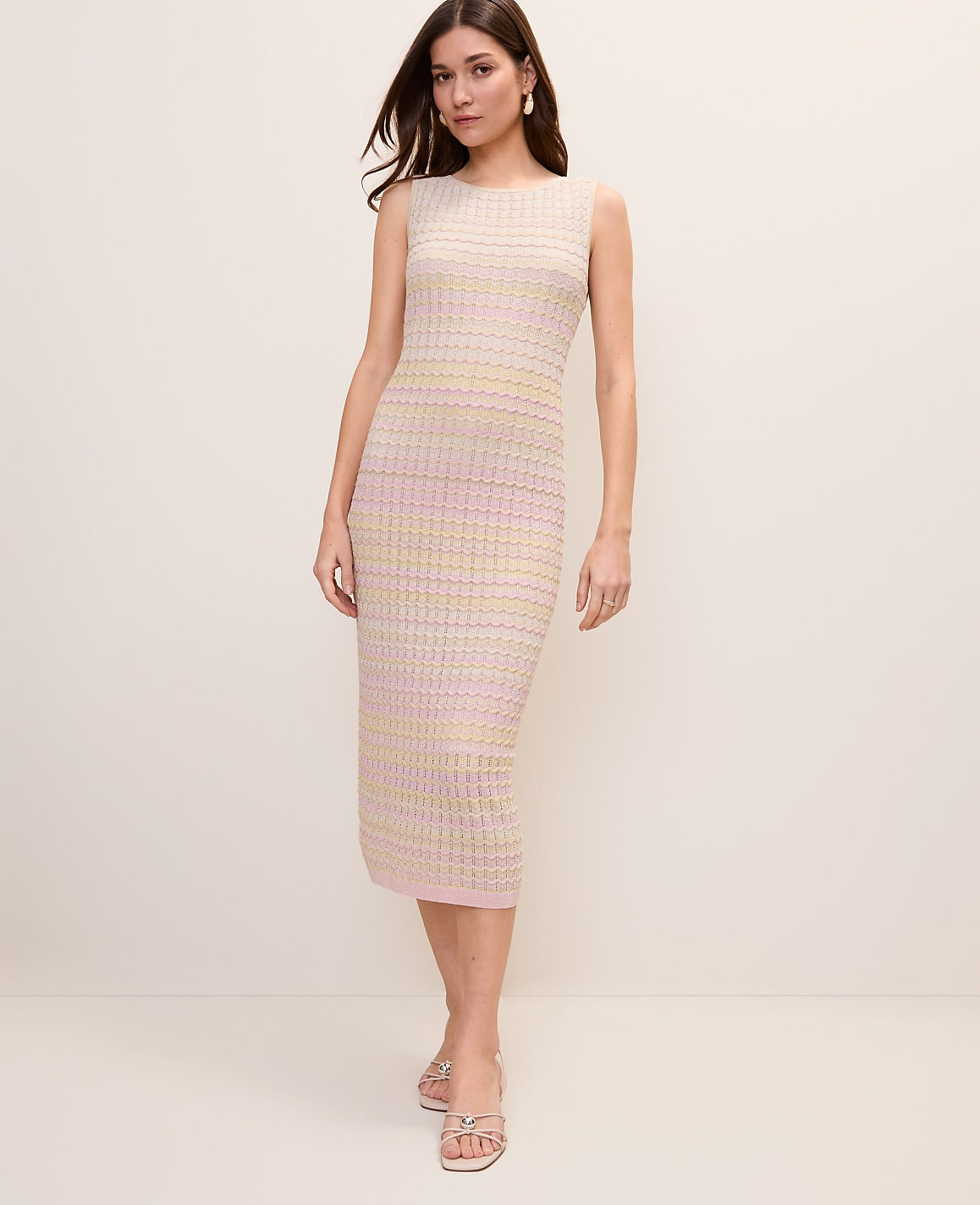 Ombré Crochet Sweater Dress | Ann Taylor