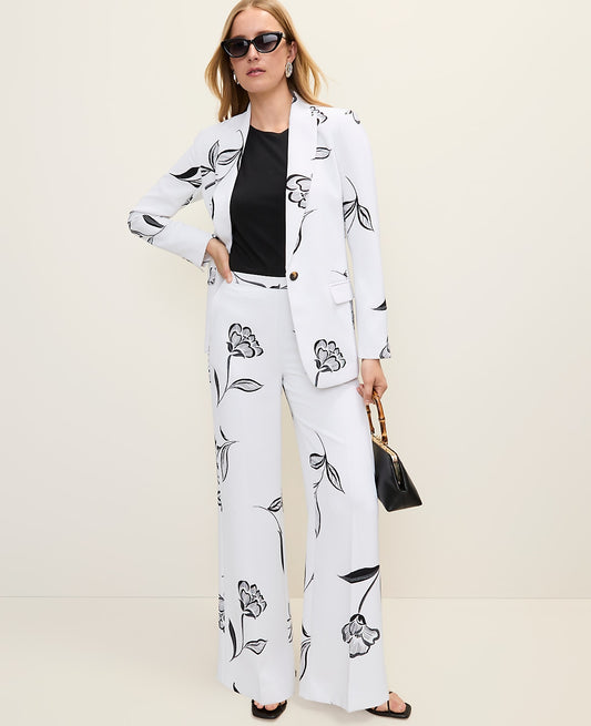 The Wide-Leg Pant in Floral Print | Ann Taylor