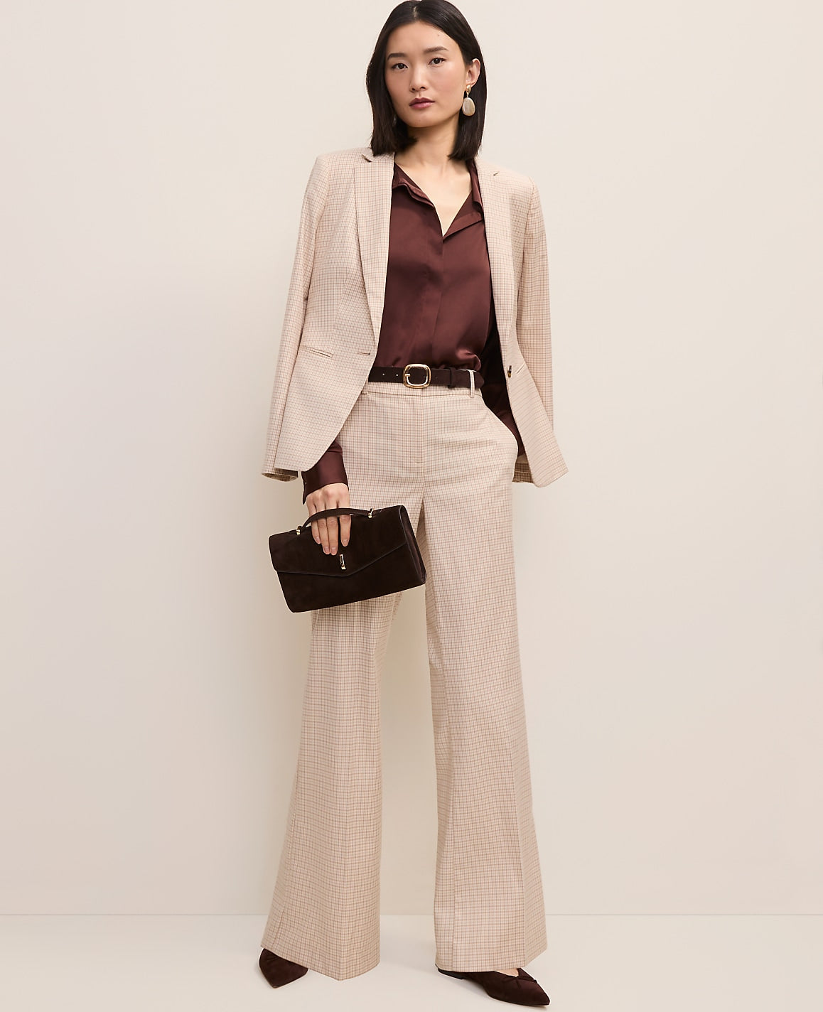 The Jayne Trouser in Houndstooth | Ann Taylor