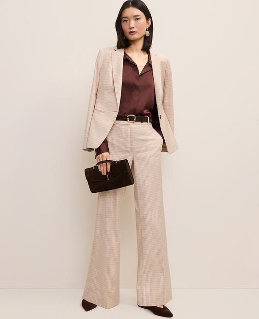 The Jayne Trouser in Houndstooth | Ann Taylor