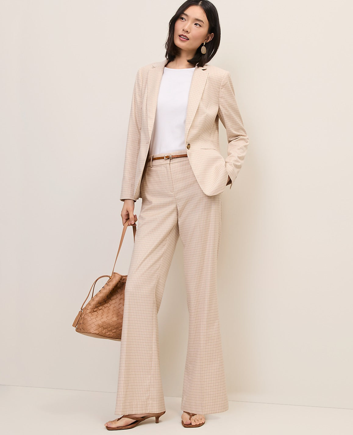 The Jayne Trouser in Houndstooth | Ann Taylor