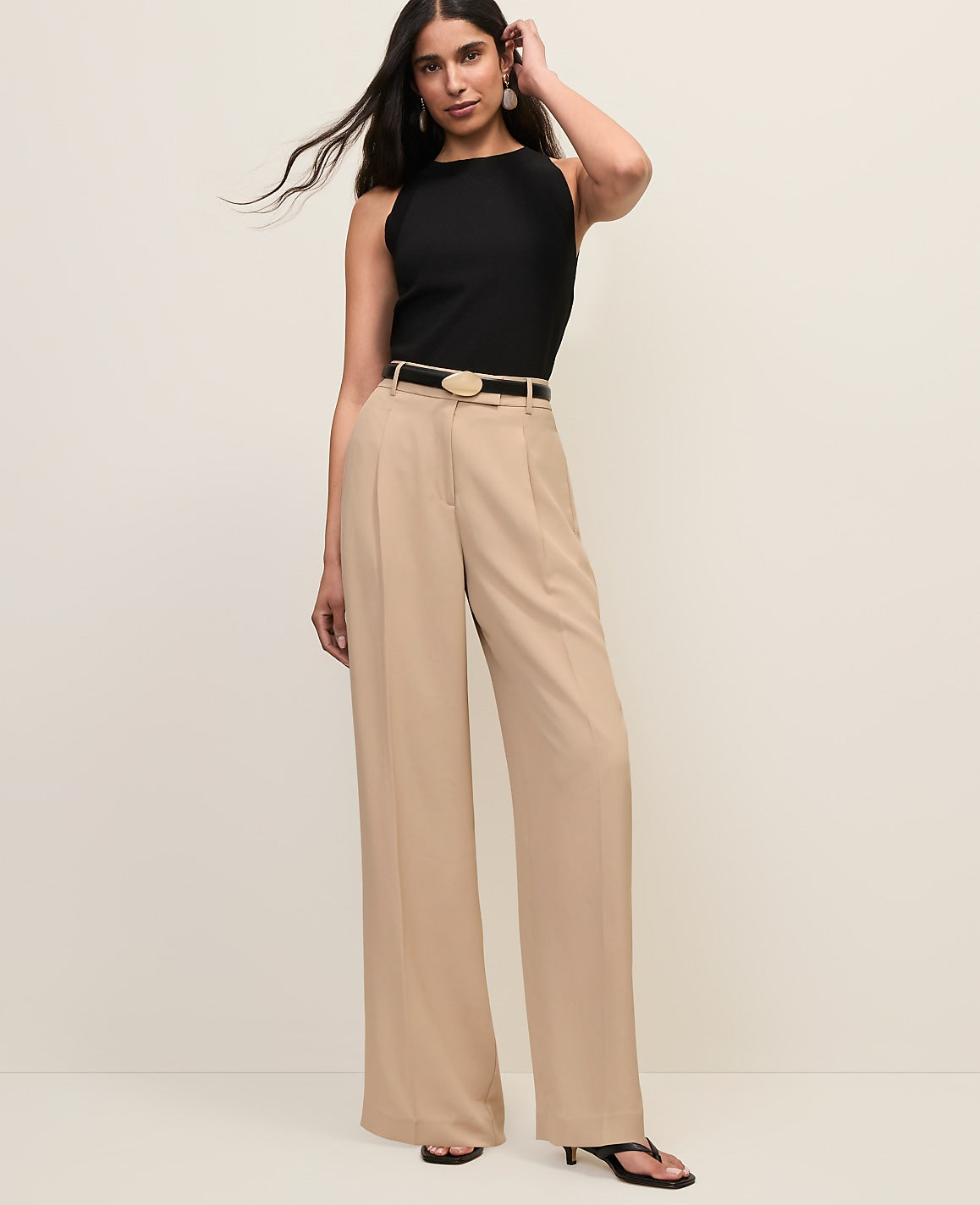 The Pleated Straight Pant | Ann Taylor